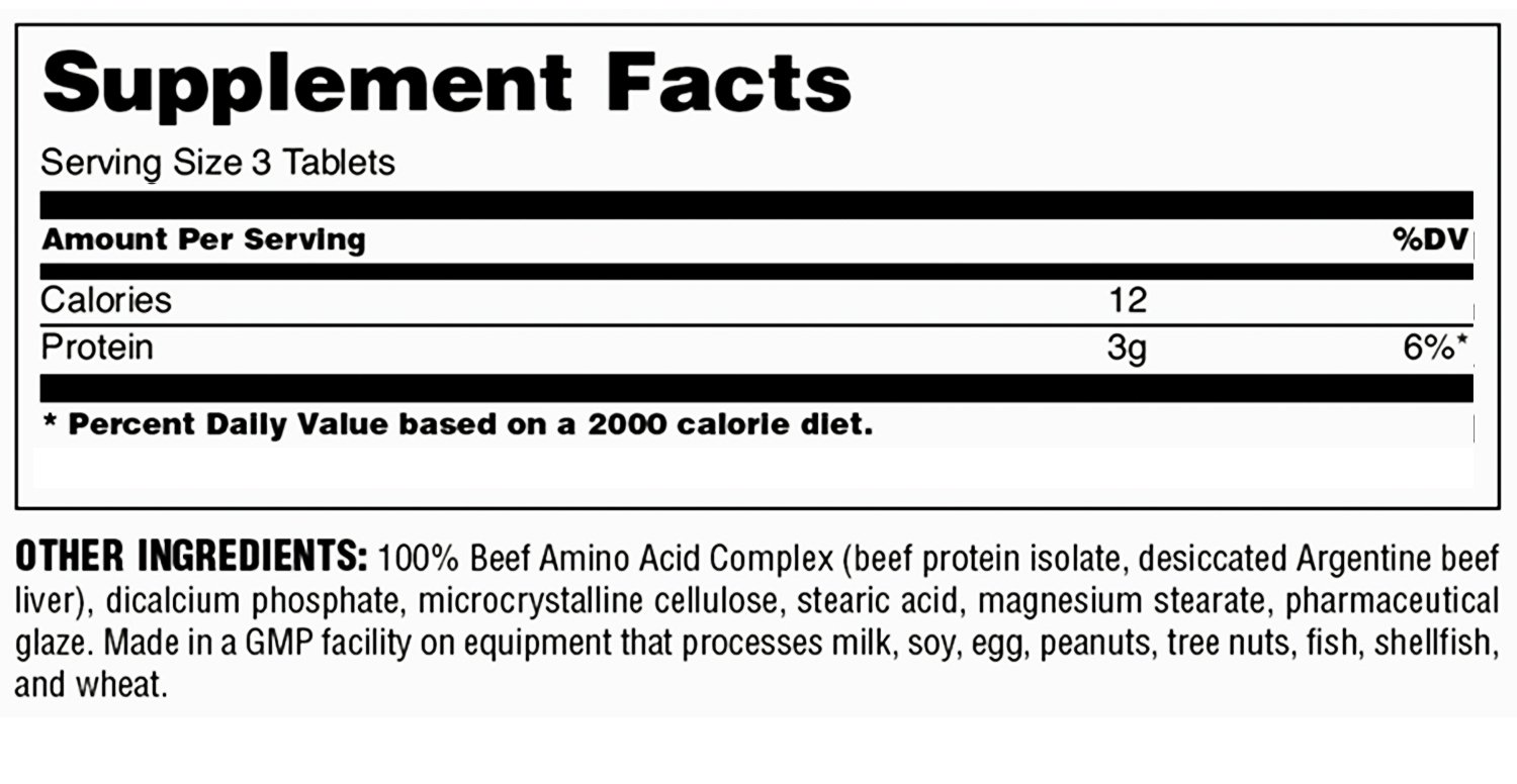 Universal Nutrition - 100% Beef Aminos